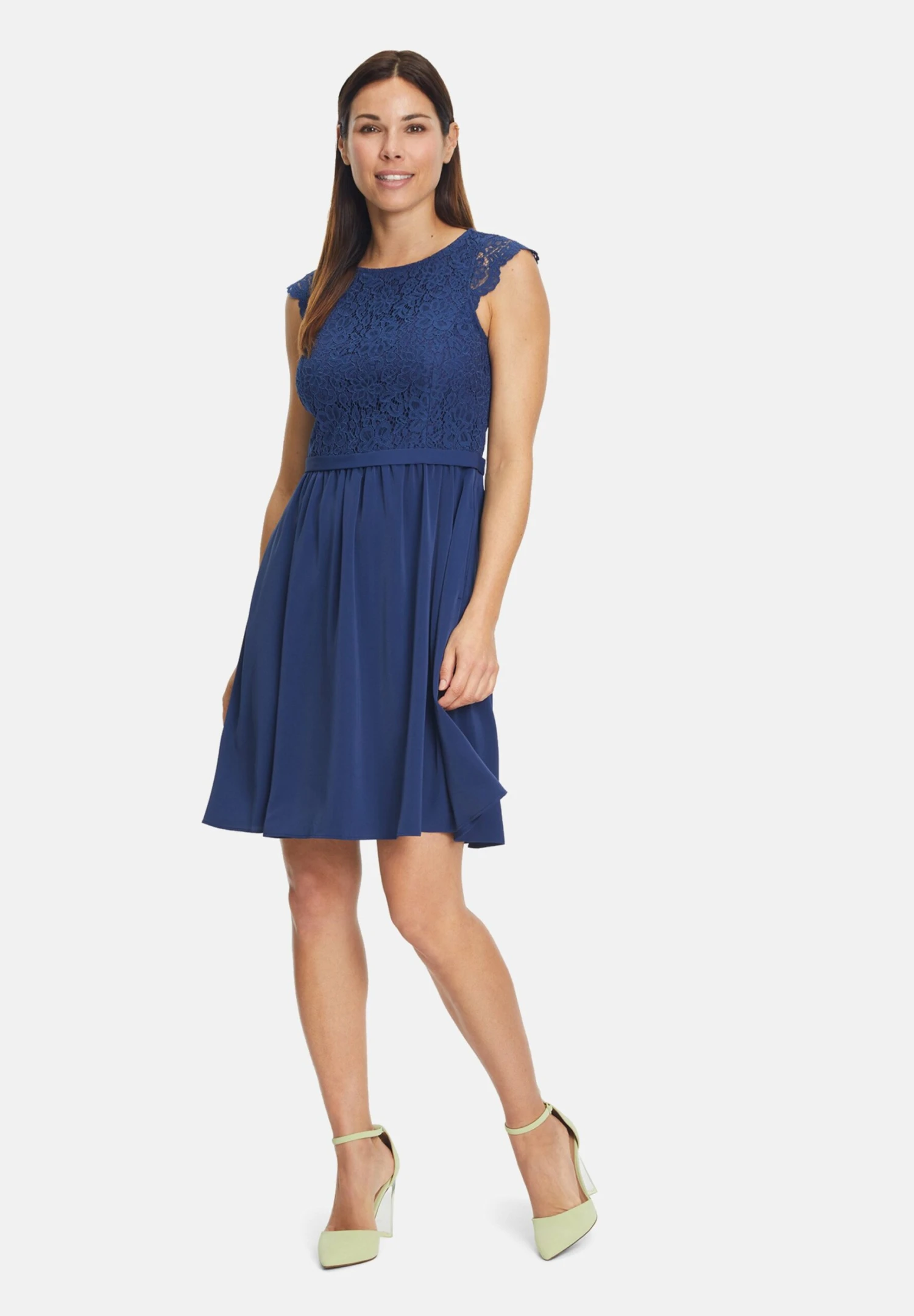 Vera Mont Mit Spitze - Cocktailjurk - Festival Blue 2 Vera Mont Mit Spitze - Cocktailjurk - Festival Blue - Afbeelding 2