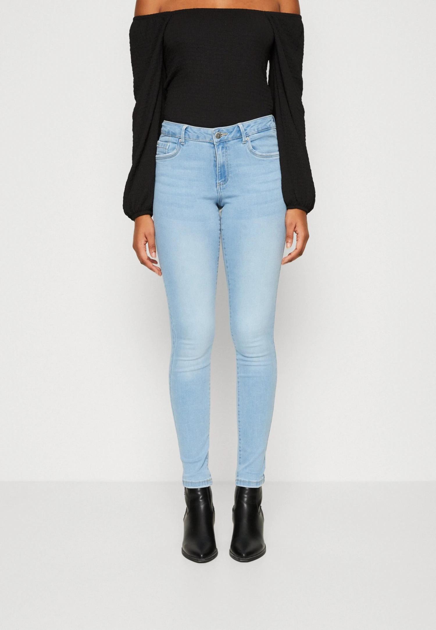Vero Moda Vmalia Shape - Jeans Skinny Fit - Light Blue Denim 1 Vero Moda Vmalia Shape - Jeans Skinny Fit - Light Blue Denim