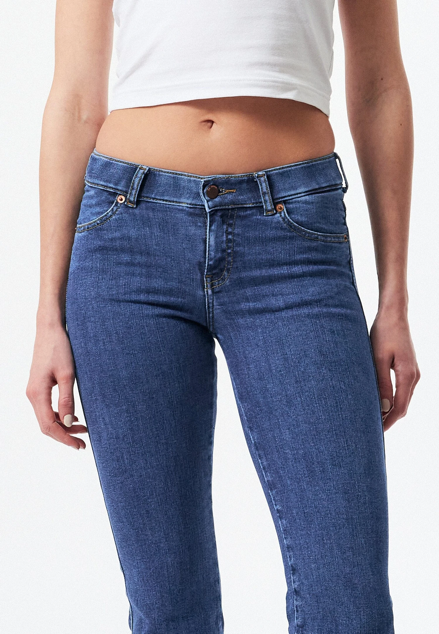 Dr. Denim Dixy - Straight Leg Jeans - Pyke Plain Dark Blue 4 Dr. Denim Dixy - Straight Leg Jeans - Pyke Plain Dark Blue - Afbeelding 4