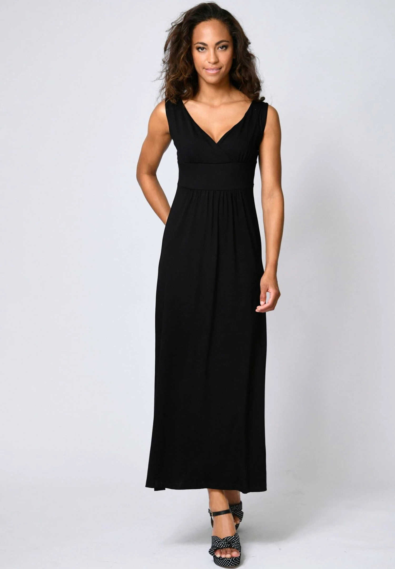 Maxi-Jurk - Schwarz 2 Maxi-Jurk - Schwarz - Afbeelding 2