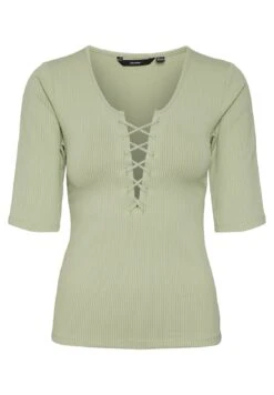 Vero Moda Vmriva Short- T-Shirt Print - Reseda