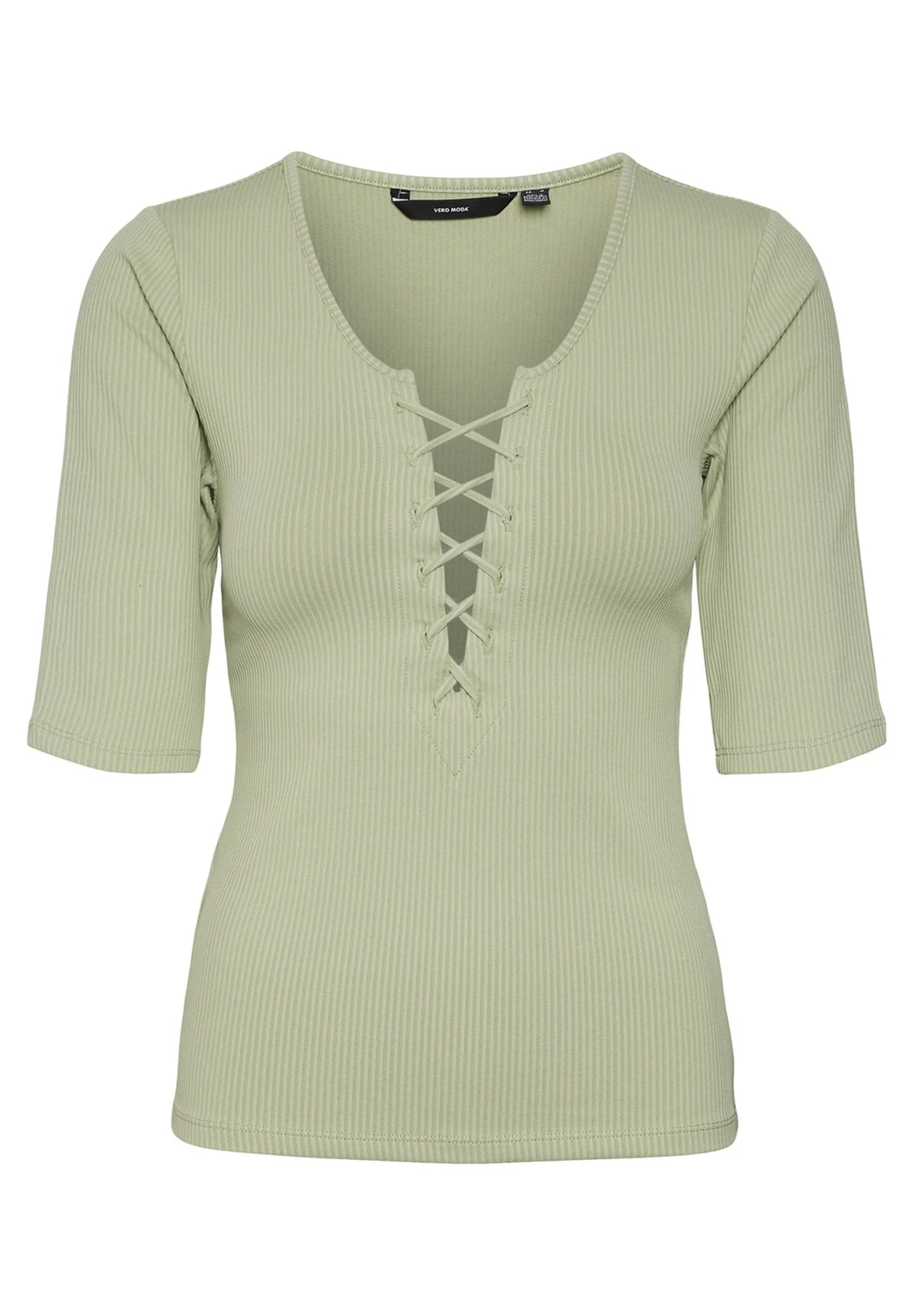 Vero Moda Vmriva Short- T-Shirt Print - Reseda 1 Vero Moda Vmriva Short- T-Shirt Print - Reseda