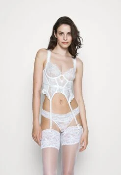 Angelica Basque - Korset - Ivory Mix