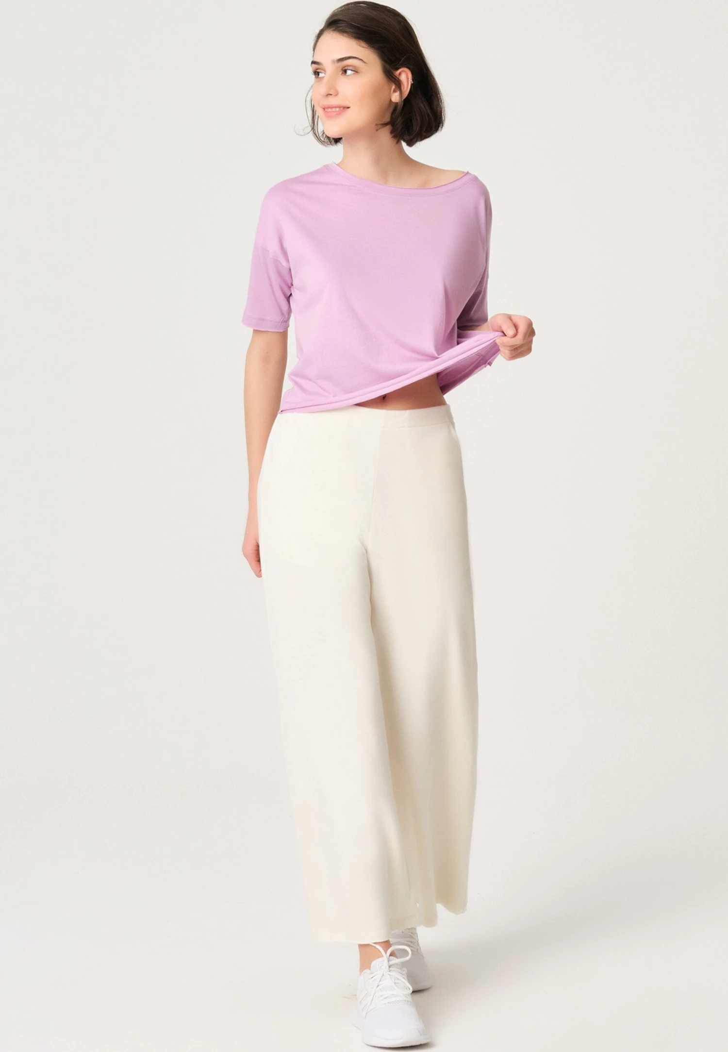 Crop Basic - T-Shirt Basic - Pink 1 Crop Basic - T-Shirt Basic - Pink