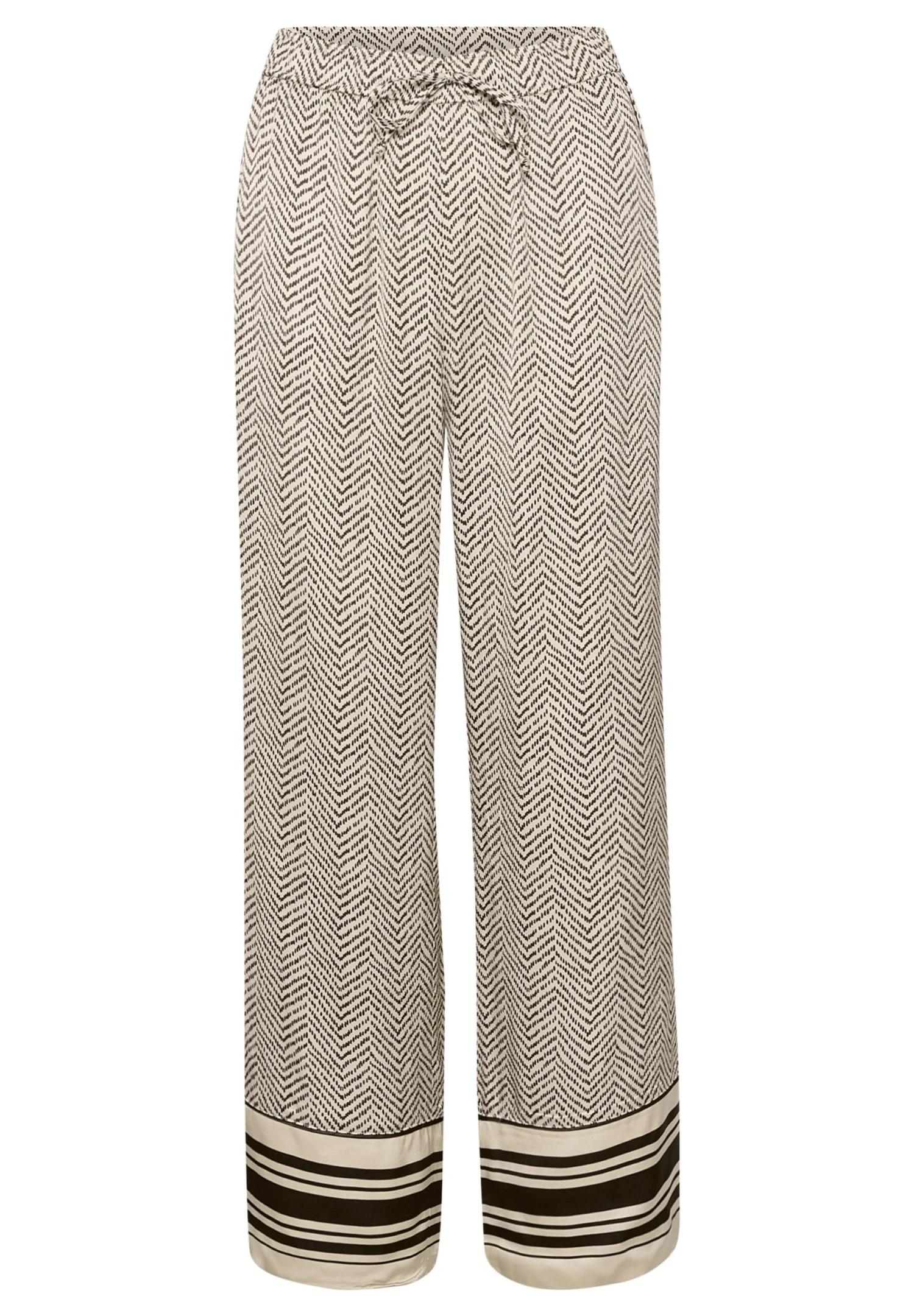 Part Two Tiaras - Broek - Chestnut Herringbone 5 Part Two Tiaras - Broek - Chestnut Herringbone - Afbeelding 5