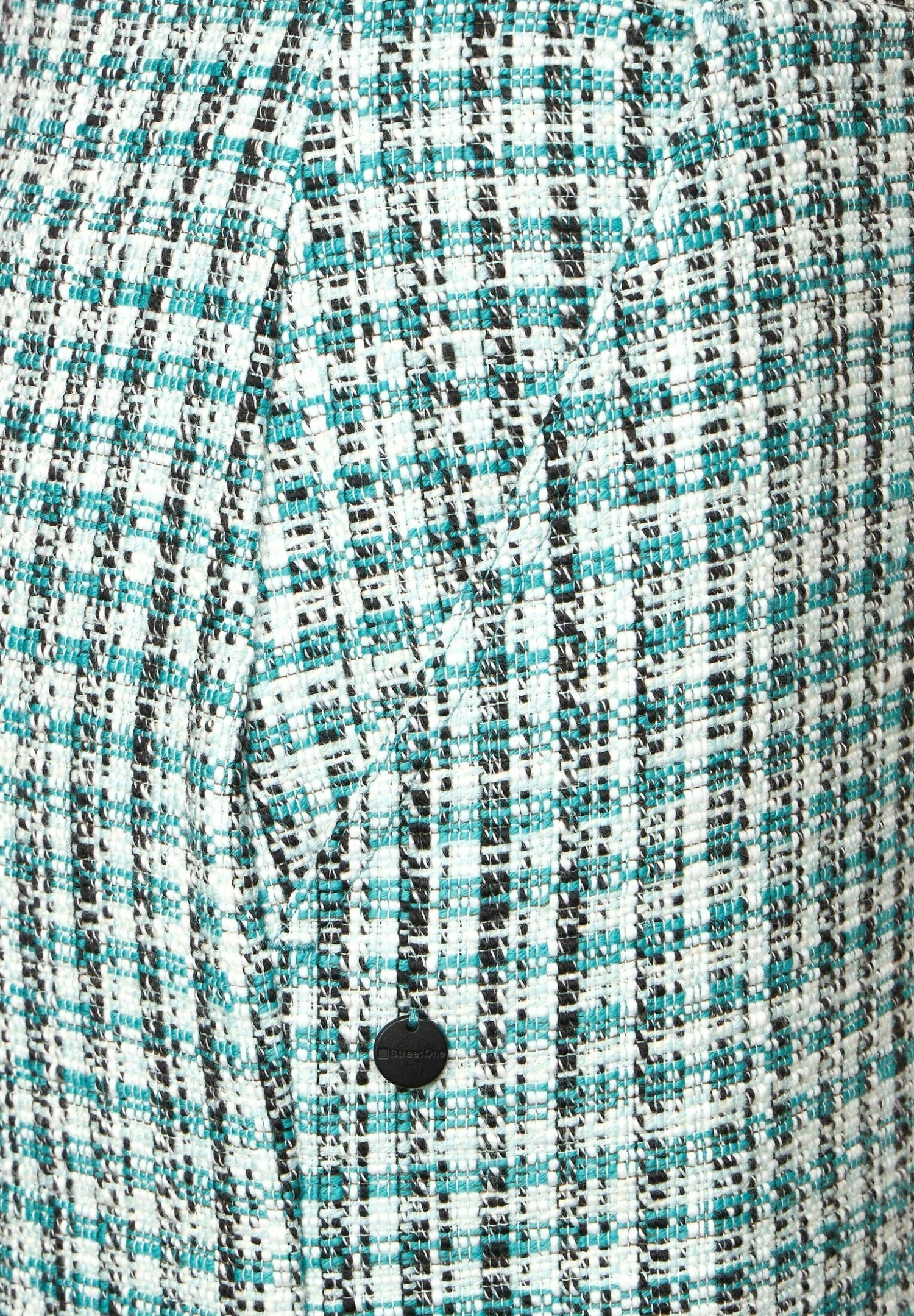 STREET ONE Bouclé- A-Lijn Rok - Grün 6 STREET ONE Bouclé- A-Lijn Rok - Grün - Afbeelding 6