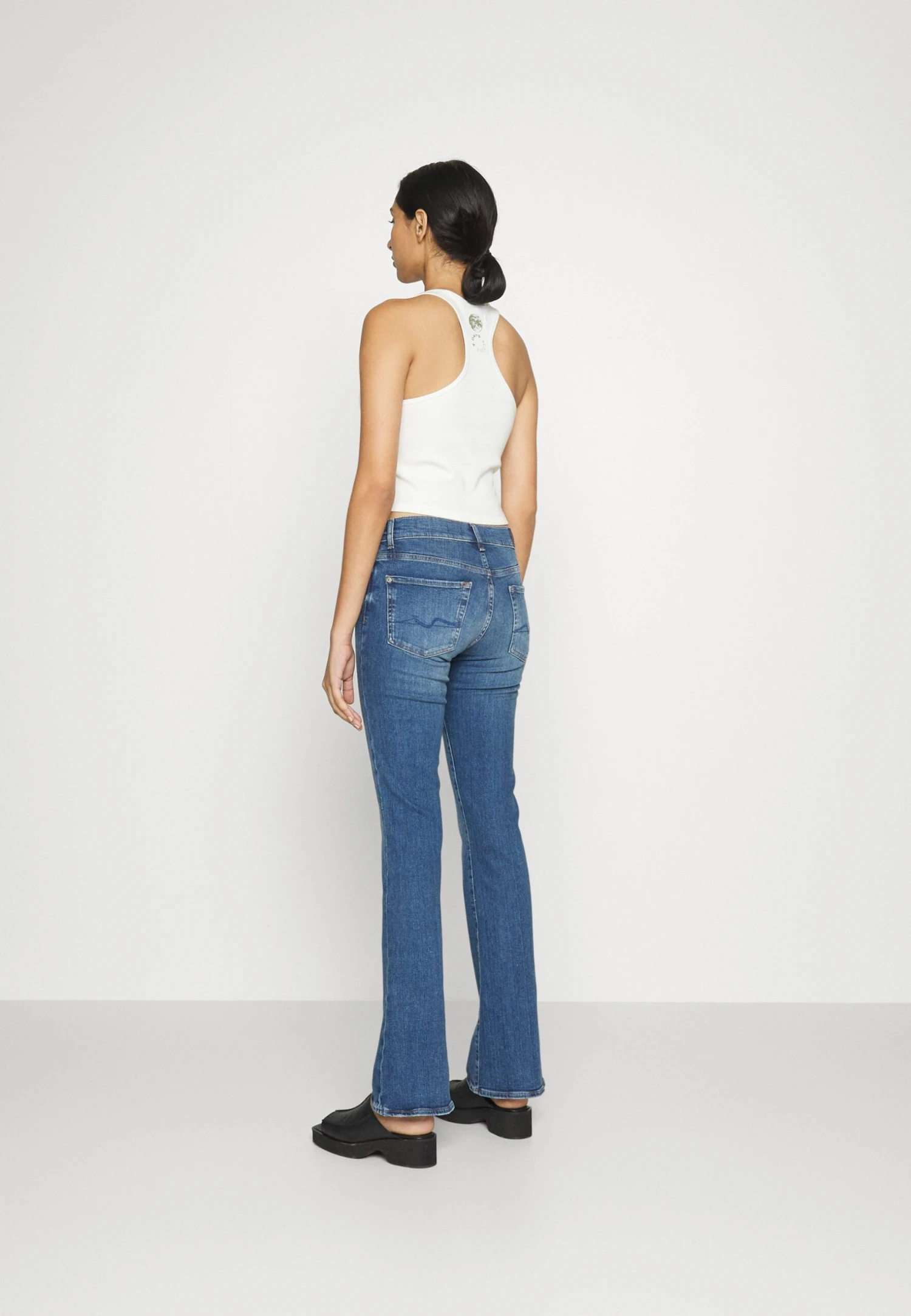 7 For All Mankind Illusion Outer - Bootcut Jeans - Mid Blue 3 7 For All Mankind Illusion Outer - Bootcut Jeans - Mid Blue - Afbeelding 3