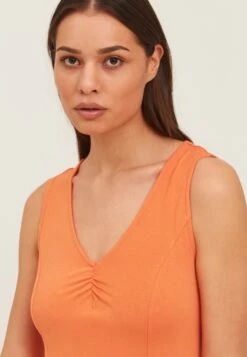 Fransa Framdot 3 Dress - Jerseyjurk - Dusty Orange -Only Mode Winkel a6d203e493b743bead478020c0d53bb7