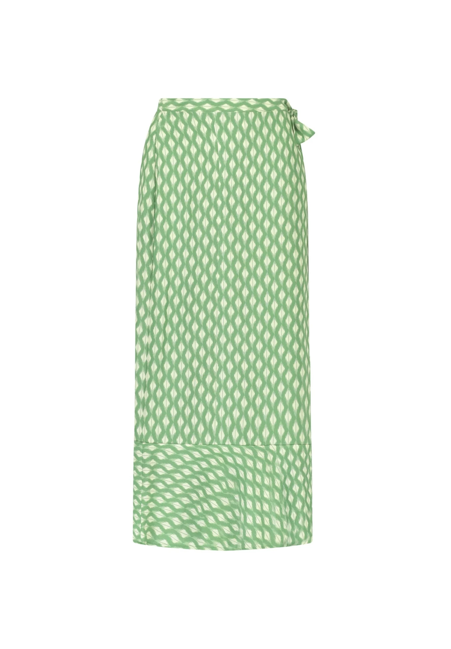 Diamond Print - A-Lijn Rok - Green 3 Diamond Print - A-Lijn Rok - Green - Afbeelding 3