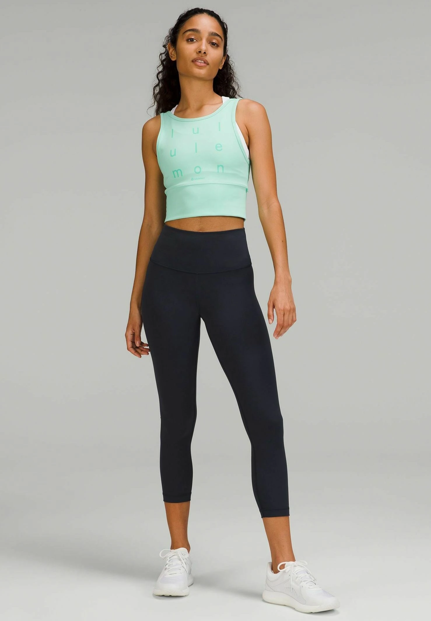 Lululemon Wunder Train Hr Crop 23 True - Legging - True Navy 2 Lululemon Wunder Train Hr Crop 23 True - Legging - True Navy - Afbeelding 2