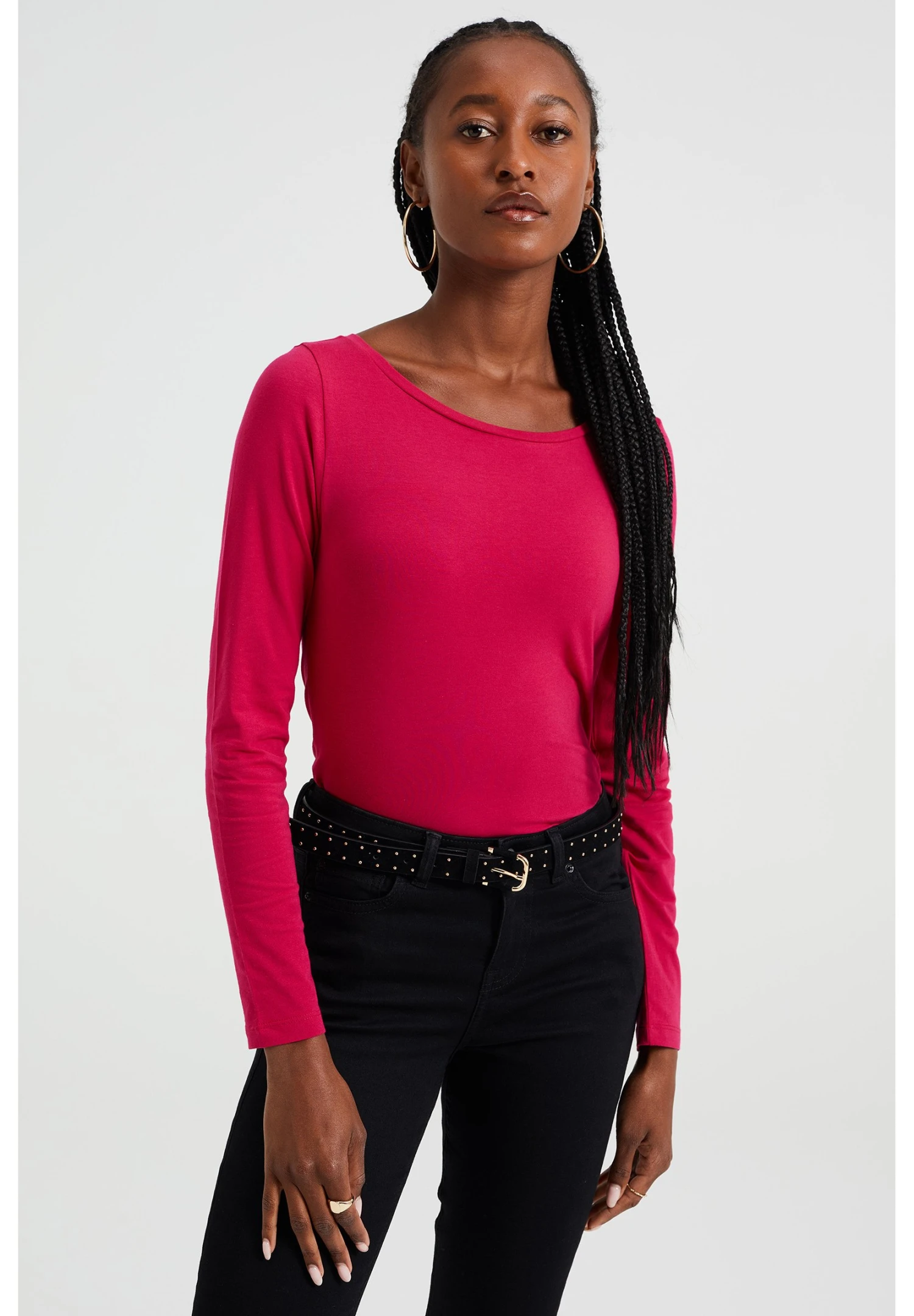 WE FASHION Longsleeve - Pink 1 WE FASHION Longsleeve - Pink