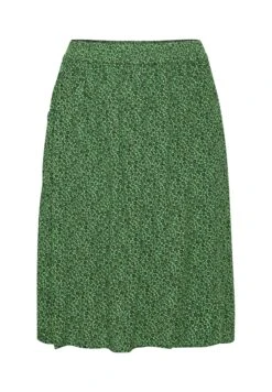 Isma Ami- A-Lijn Rok - Poison Green Black Flower -Only Mode Winkel aa0122056c50451eabe54bd9aa120b0a