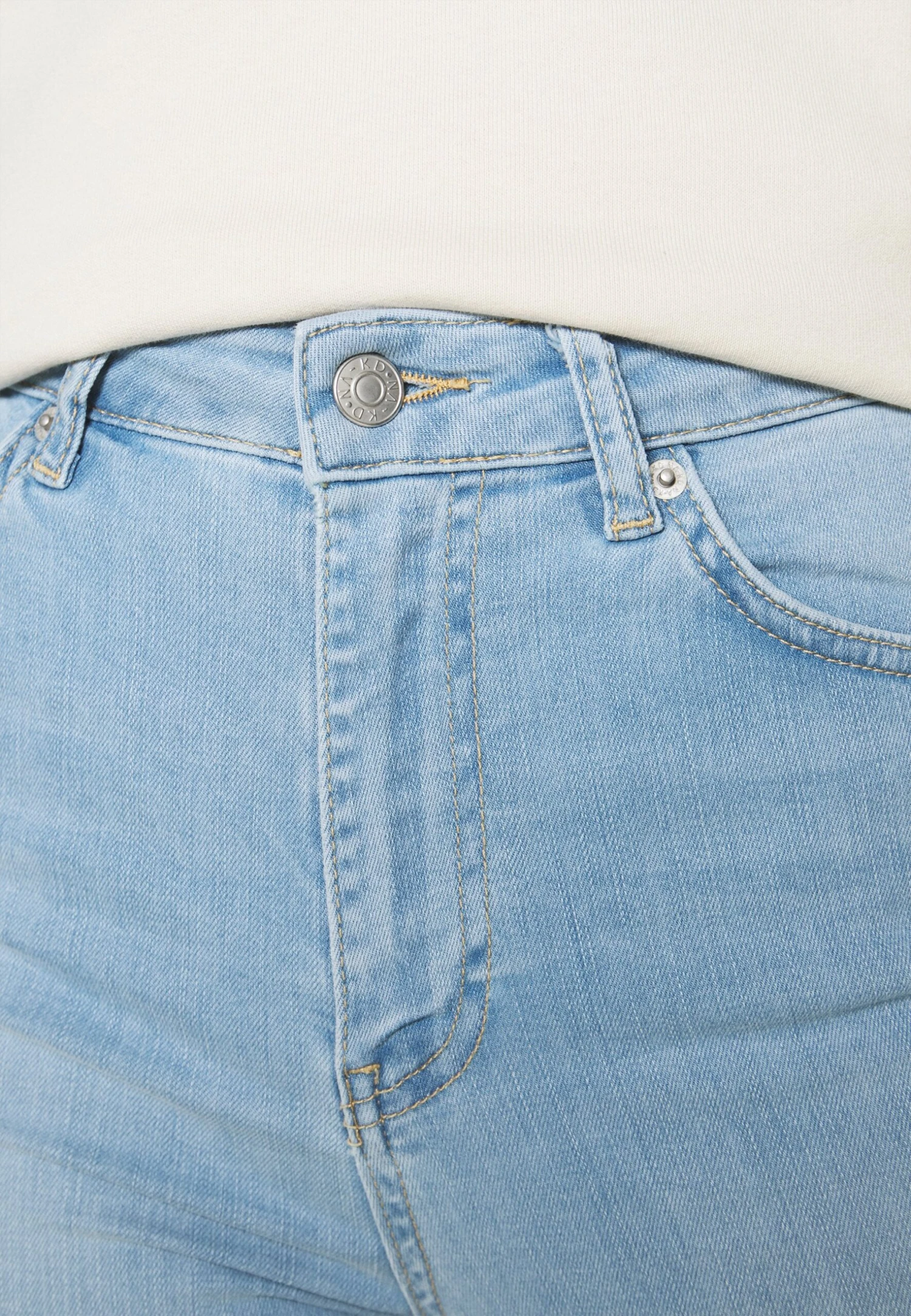 NA-KD High Waist - Jeans Skinny Fit - Light Blue 5 NA-KD High Waist - Jeans Skinny Fit - Light Blue - Afbeelding 5