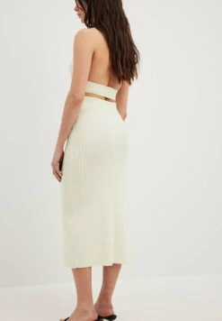 NA-KD Hoch Geschlitzter- Kokerrok - White -Only Mode Winkel aa97c3d715604a89912222ee7e2d598c