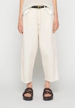 Bottoms Easy Twill- Relaxed Fit Jeans - Ecru