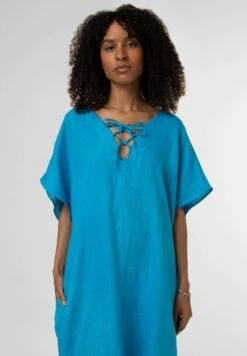 FRNCH Eri - Maxi-Jurk - Bleu Azur -Only Mode Winkel ab37b5ae2a0f41999fdab282c1e888f4