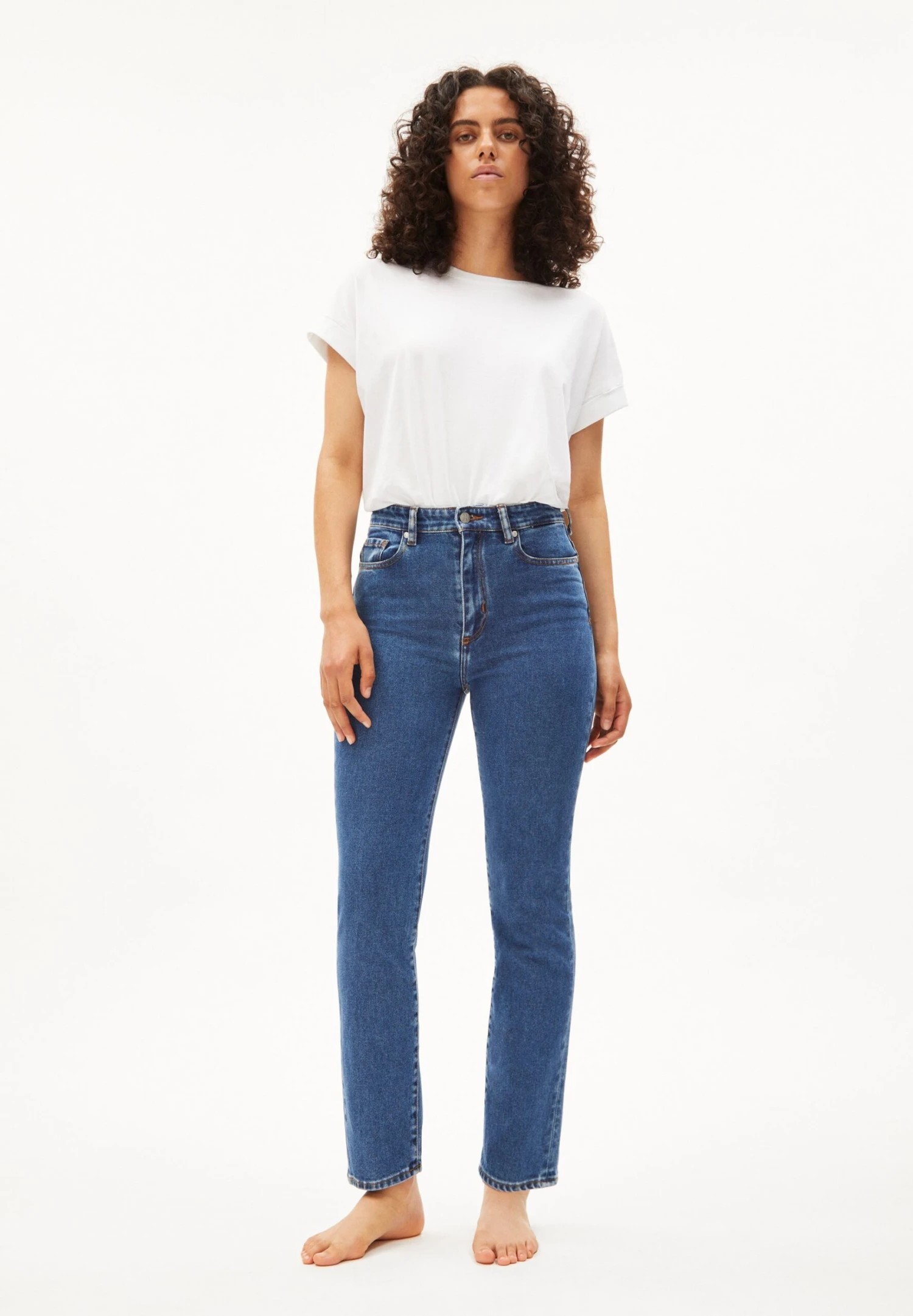 Armedangels Lejaani - Straight Leg Jeans - Blue Base 5 Armedangels Lejaani - Straight Leg Jeans - Blue Base - Afbeelding 5