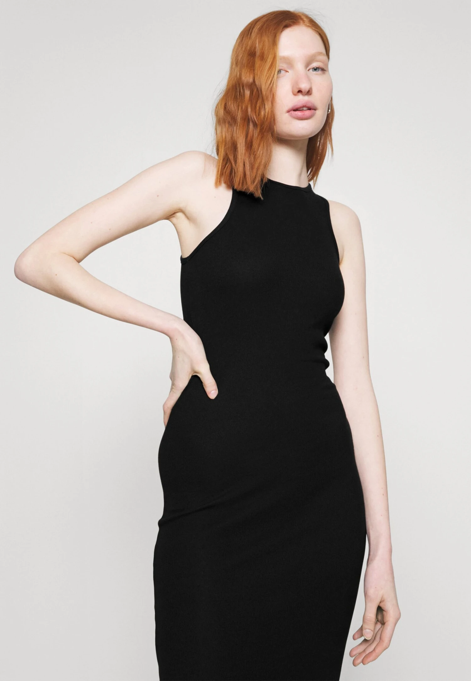 ONLY Onlmilli Midi Dress- Jurk - Black 4 ONLY Onlmilli Midi Dress- Jurk - Black - Afbeelding 4