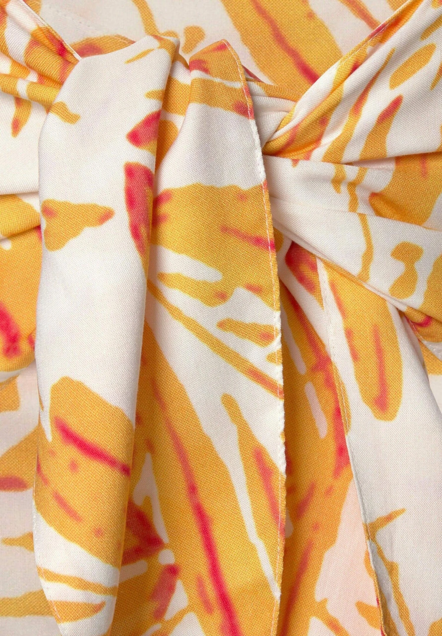 S.Oliver Spaghetti - Bikinitop - Orange/Creme/Bedruckt 5 S.Oliver Spaghetti - Bikinitop - Orange/Creme/Bedruckt - Afbeelding 5