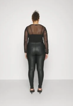 ONLY CARMAKOMA Carblush Zip Coat Pant Plus Size - Broek - Black -Only Mode Winkel ac019c899f1741b6b3c358a4195f949e