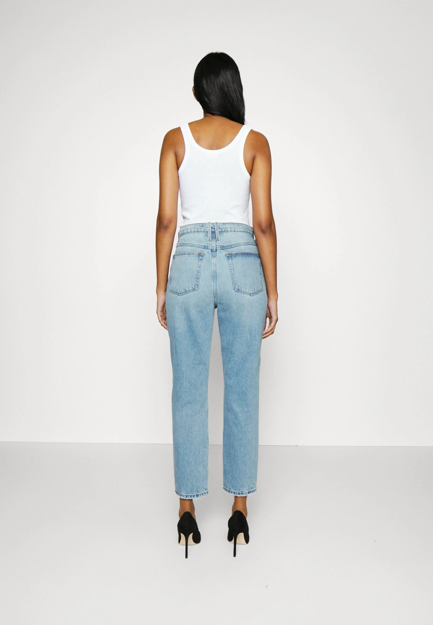 FRAME High Tight Taper - Jeans Tapered Fit - Light Blue 3 FRAME High Tight Taper - Jeans Tapered Fit - Light Blue - Afbeelding 3