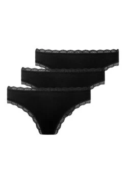 3 Pack Mit Spitze - String - Schwarz -Only Mode Winkel acc32b477b6a4a3e9236e7b247633dfa