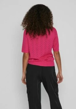 Vila Kurzärmeliges - T-Shirt Print - Pink Yarrow -Only Mode Winkel acde0b2dcc104e79a6ac8c76502947f3