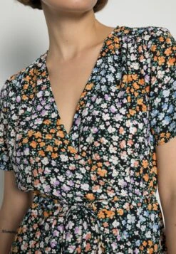 Selected Femme Slfmoxy Damina Midi Dress - Jurk - Black -Only Mode Winkel acea7432430d4ed5b813df11b1268b10