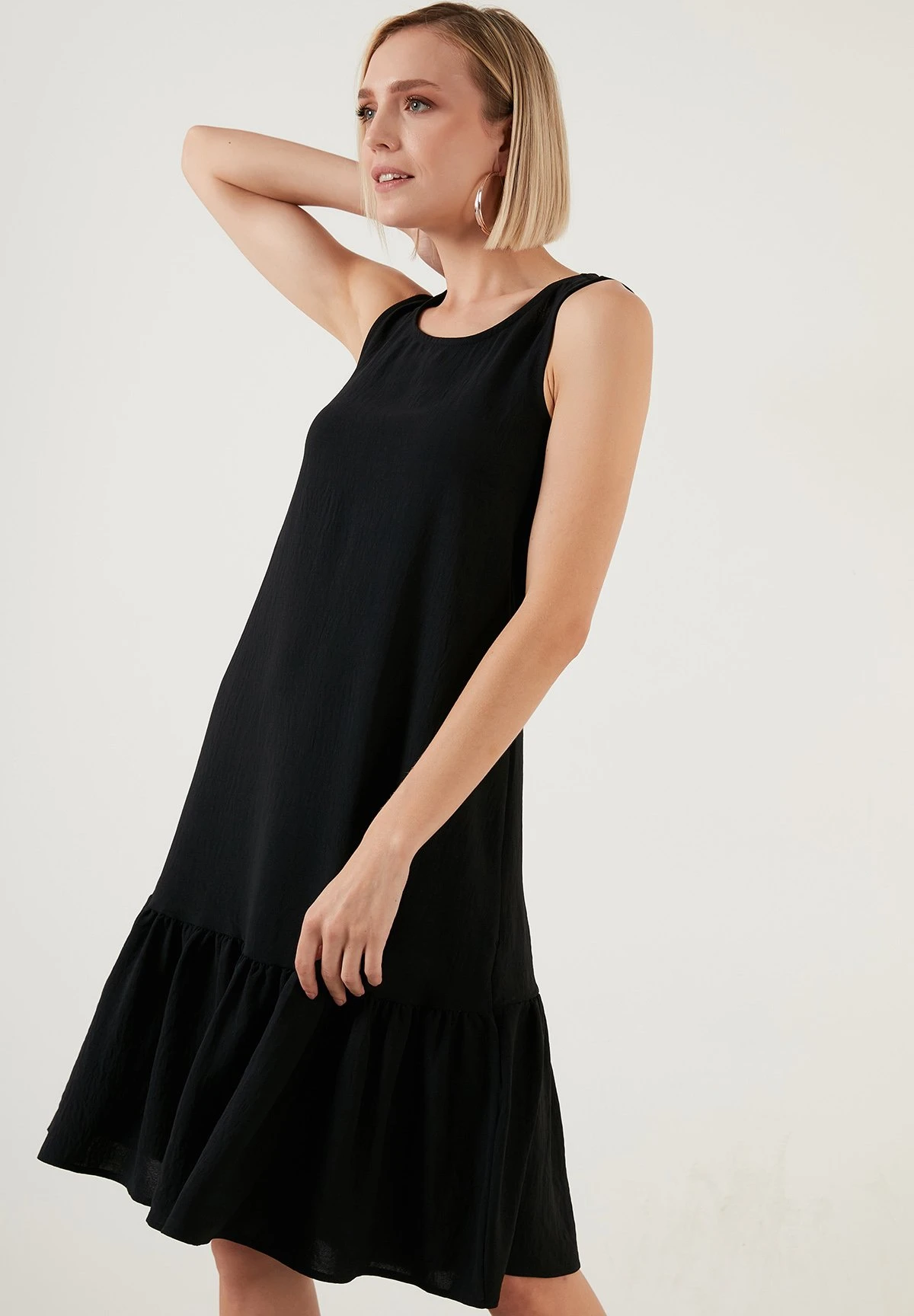 LELA Regular Fit- Jurk - Black 6 LELA Regular Fit- Jurk - Black - Afbeelding 6