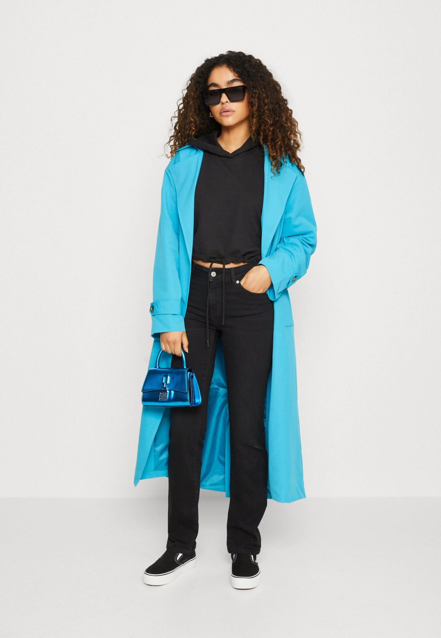 Vero Moda Vmdaf Straight- Straight Leg Jeans - Black Denim 2 Vero Moda Vmdaf Straight- Straight Leg Jeans - Black Denim - Afbeelding 2