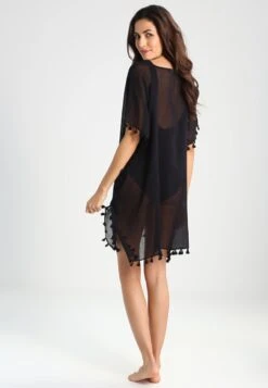 Seafolly Amnesia Kaftan - Strandaccessoire - Black -Only Mode Winkel ad8dbcc38ec5496c9ea9555d833f23e1
