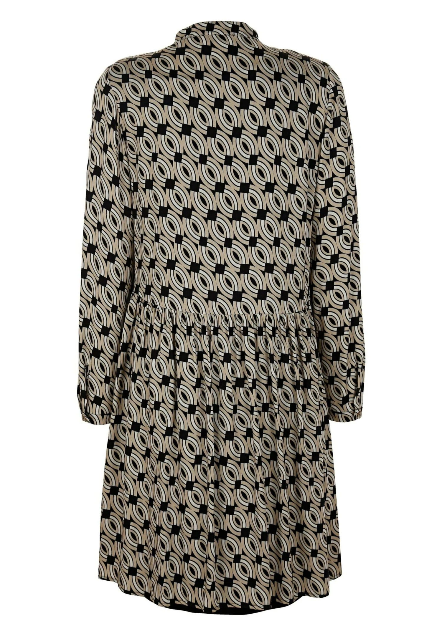 Blousejurk - Taupe 7 Blousejurk - Taupe - Afbeelding 7