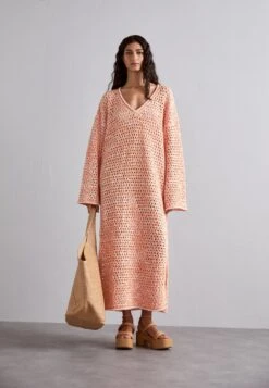 Holzweiler Crochet- Gebreide Jurk - Orange Mix