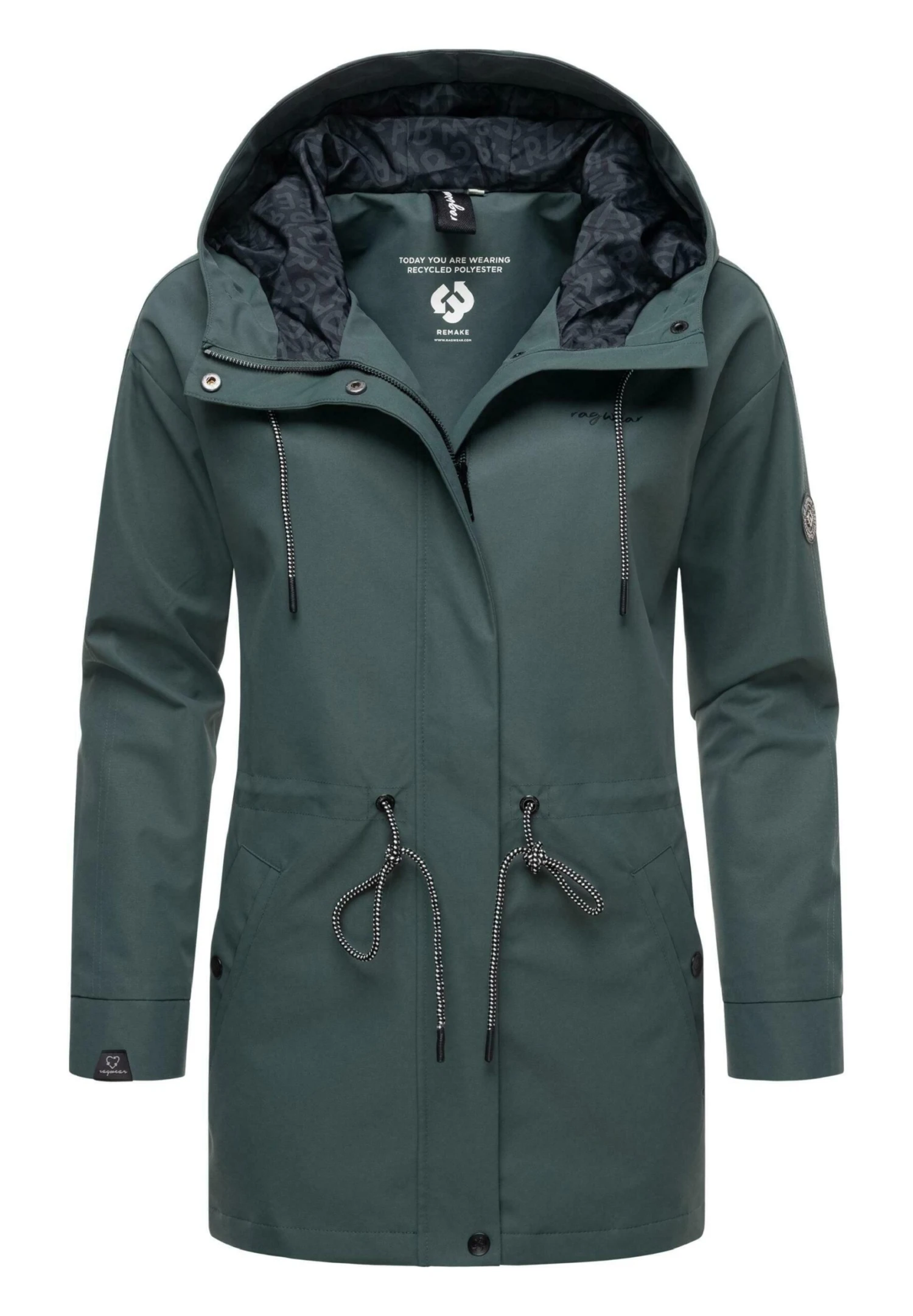 Ragwear Urbanna Remake - Parka - Dark Green 5 Ragwear Urbanna Remake - Parka - Dark Green - Afbeelding 5