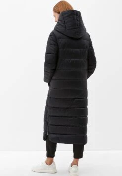 S.Oliver BLACK LABEL Langer Stepp Mit Kapuze - Winterjas - Grey Black -Only Mode Winkel aeb76063d99342dbb7ebf75aa7bfae08