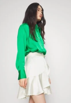 Objsateen Mini Skirt - Wikkelrok - Cloud Dancer 9 Objsateen Mini Skirt - Wikkelrok - Cloud Dancer -Only Mode Winkel aee33fa73e9f44378cf305c34d308691