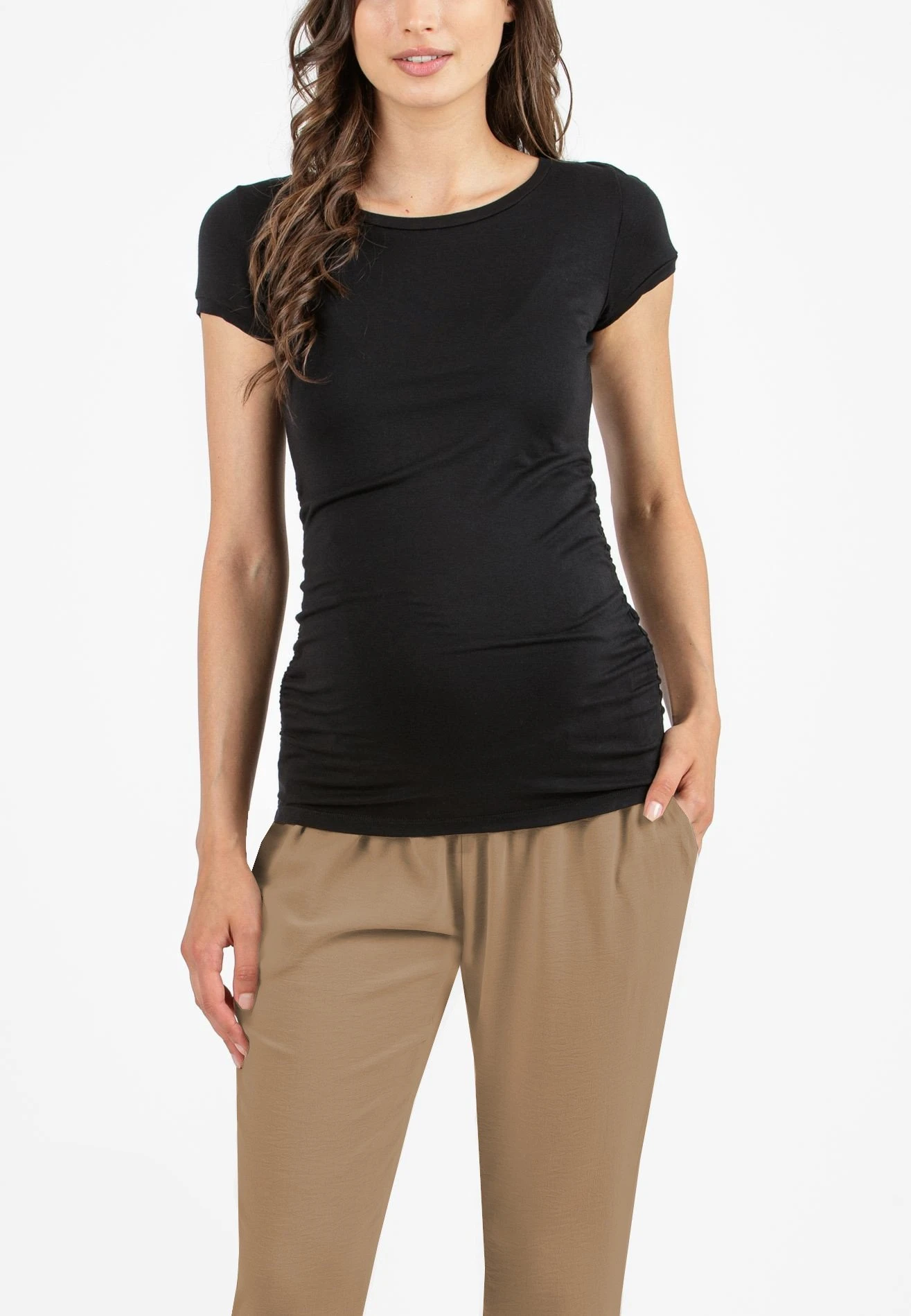 Elisa - Broek - Camel 4 Elisa - Broek - Camel - Afbeelding 4