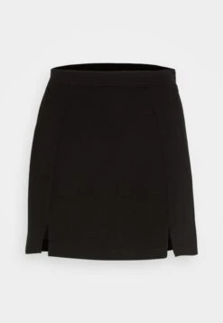 TOM TAILOR Denim Mini Skirt With Slits - Minirok - Deep Black -Only Mode Winkel afb9bc5e9fef49389eb6f834c0098186