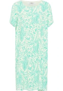 Usha Kurzarm - Jurk - Türkis Wollweiss -Only Mode Winkel b004cc948ede49408206b067974d9705