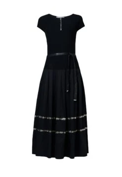 Belted- Cocktailjurk - Black -Only Mode Winkel b01d27e7364e4b38b51d79c1966129f6