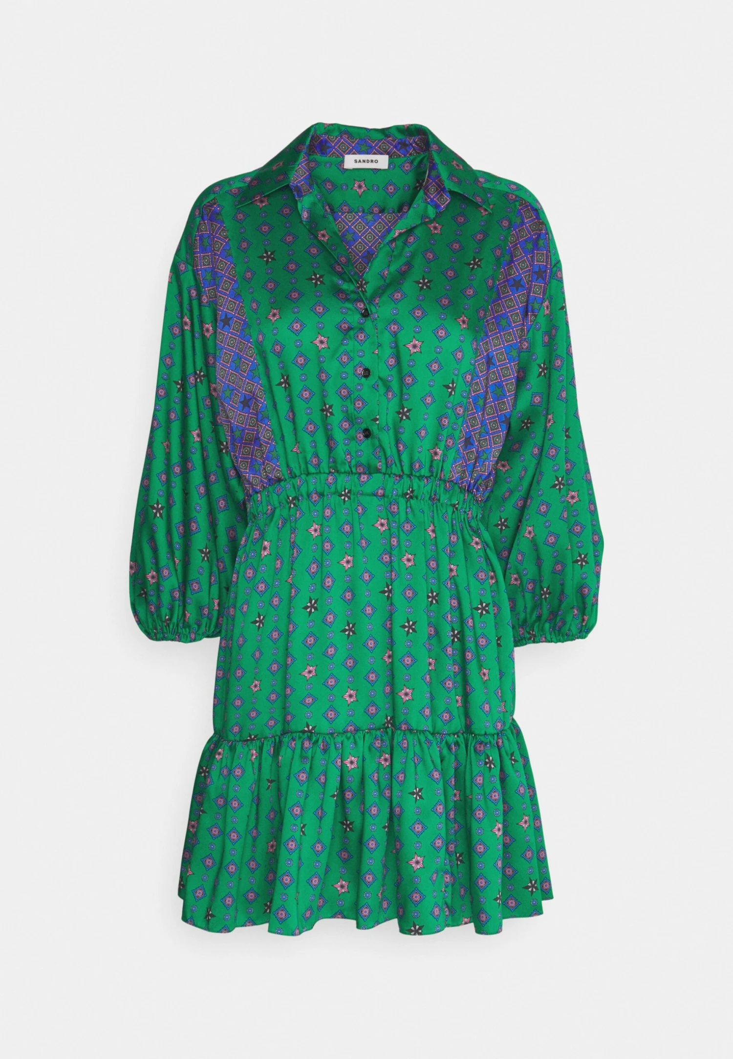 Sandro Robe - Blousejurk - Vert 6 Sandro Robe - Blousejurk - Vert - Afbeelding 6