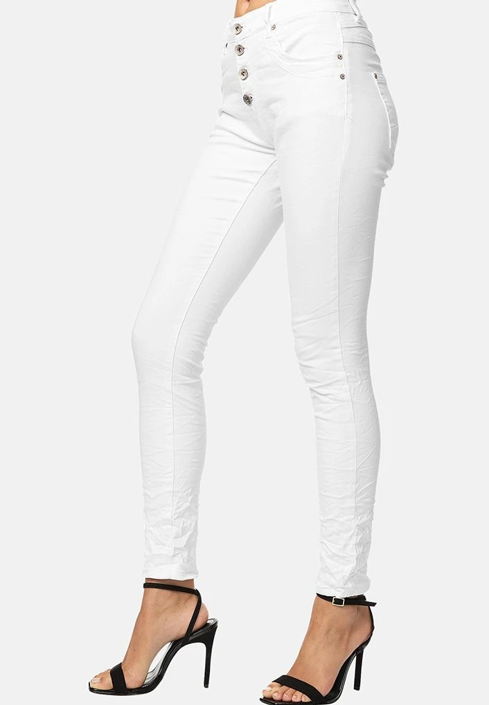 Slim Fit Jeans - Weiss 3 Slim Fit Jeans - Weiss - Afbeelding 3