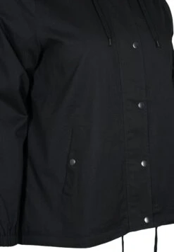 Zizzi With Welt Pockets - Parka - Black -Only Mode Winkel b1667f341b894a67951b33f14b2d5f18