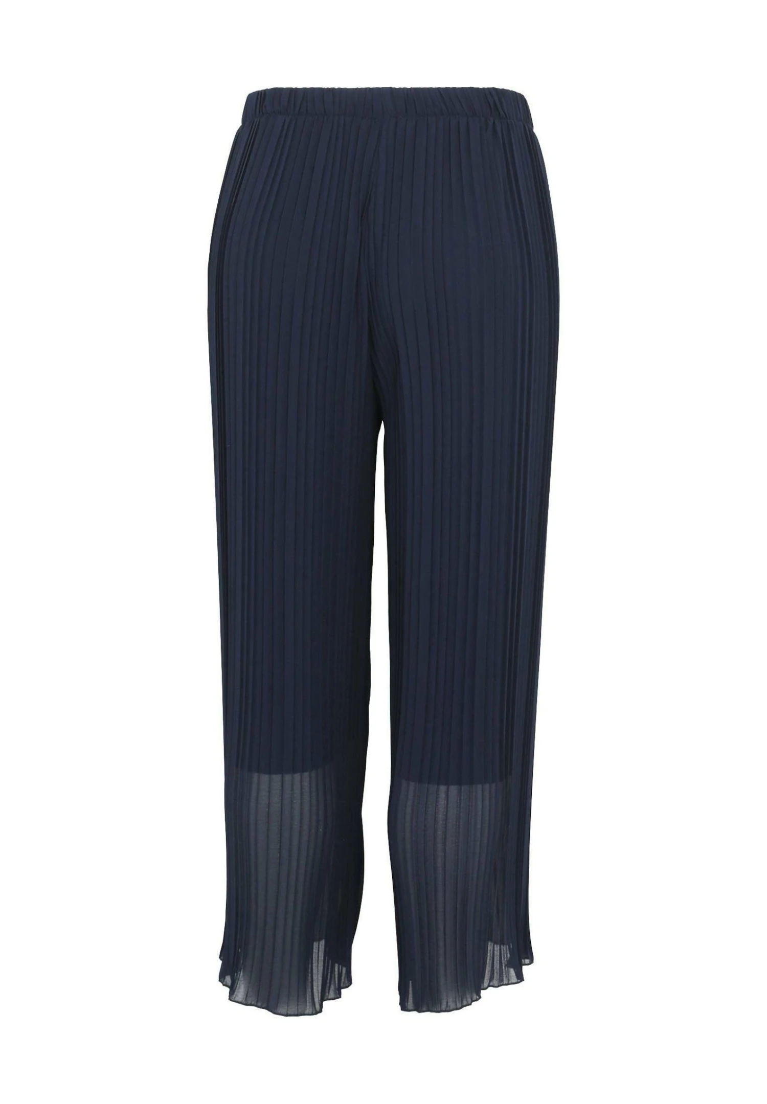 Uni En Voile Plissée - Broek - Navy 9 Uni En Voile Plissée - Broek - Navy - Afbeelding 9
