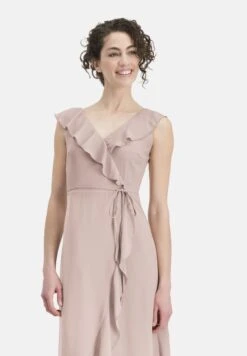 Dinowa - Cocktailjurk - Beige -Only Mode Winkel b17ad1b508444b50979428cd4b9f2bc8