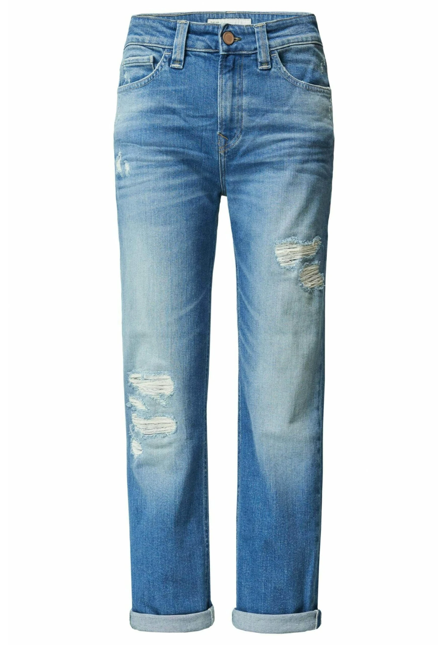 True Cropped - Straight Leg Jeans - Blue 6 True Cropped - Straight Leg Jeans - Blue - Afbeelding 6
