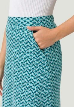 Zero Mit Print - A-Lijn Rok - Dark Greengreen -Only Mode Winkel b1e35fe4dd4544af8d67fd58ccffad31