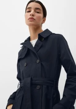 S.Oliver Doté D’Une Ceinture À Nouer - Trenchcoat - Navy -Only Mode Winkel b24cb4f535b84b7683f77282a073291f