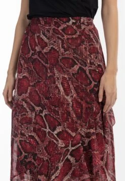 Faina Maxirok - Rot Schlange -Only Mode Winkel b2c62545ee64426ea2eaadf75c6f7337