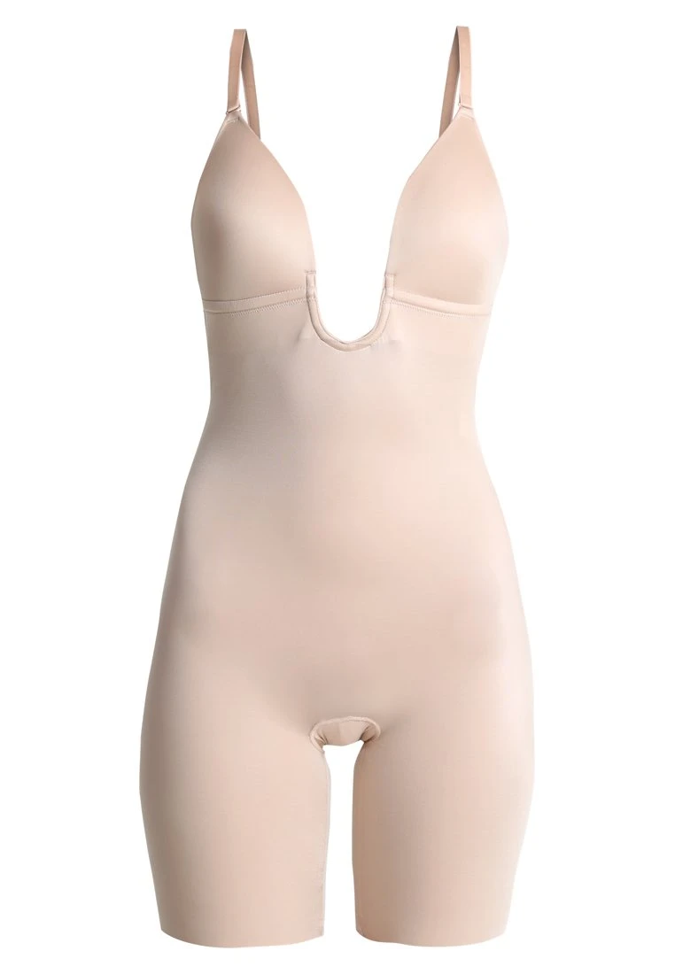 Spanx Suit Your Fancy Plunge Low Back Mid Tigh- Body - Champagne Beige 9 Spanx Suit Your Fancy Plunge Low Back Mid Tigh- Body - Champagne Beige - Afbeelding 9